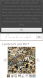 Mobile Screenshot of hut-lambrecht.de